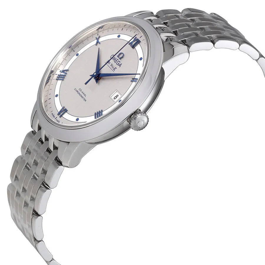 Omega Prestige Co-Axial Automatic Silvery Dial Men's Watch 424.10.40.20.02.001
