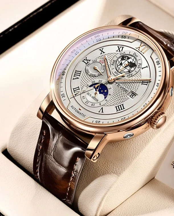 TEVISE Mens Mechanical Watches