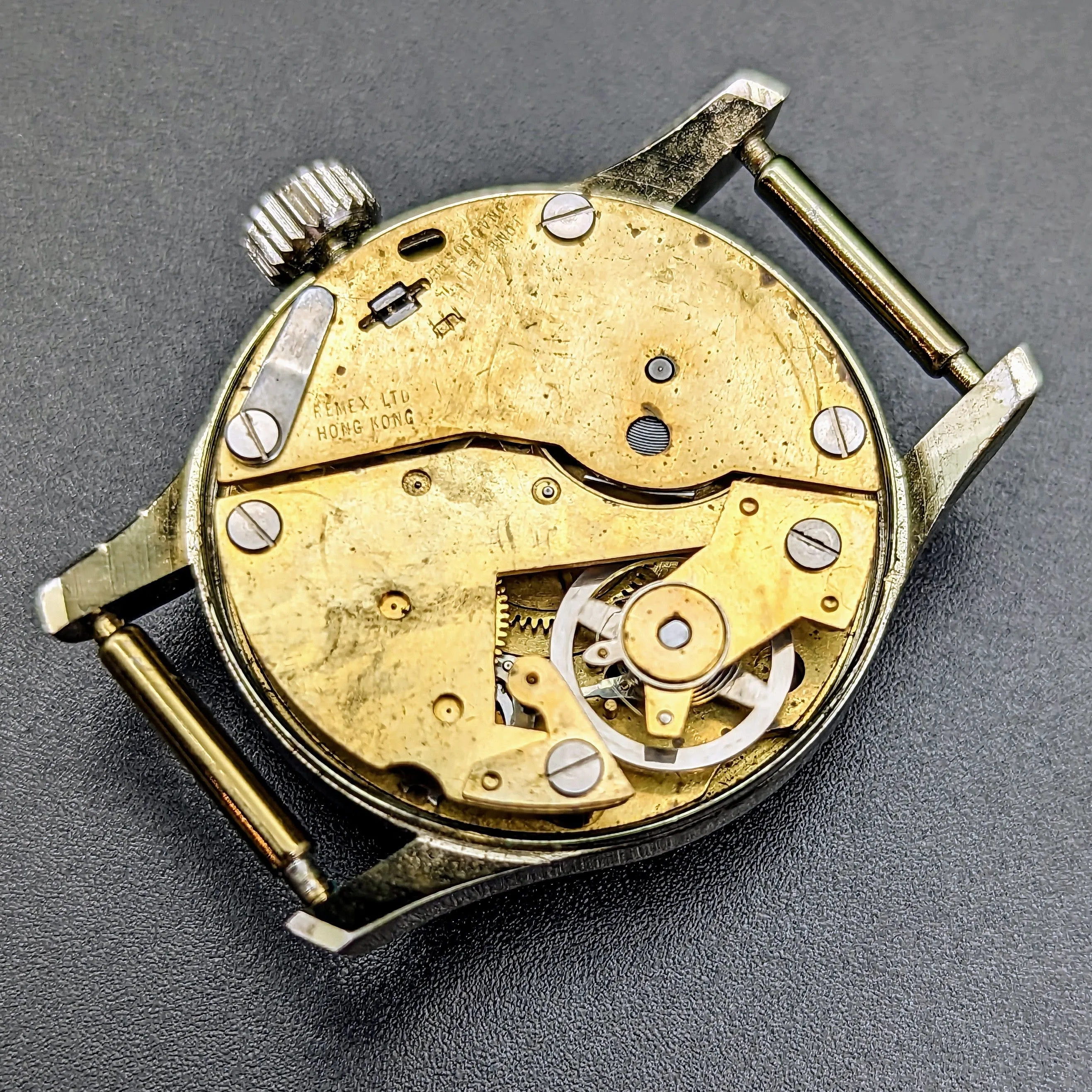 Vintage Mickey Mouse Wristwatch by Remex LTD 1 Jewel Mechanical Animated Watch